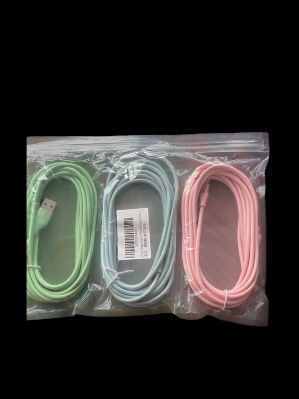 3 Pack of iPhone 10 Ft Charging Cords